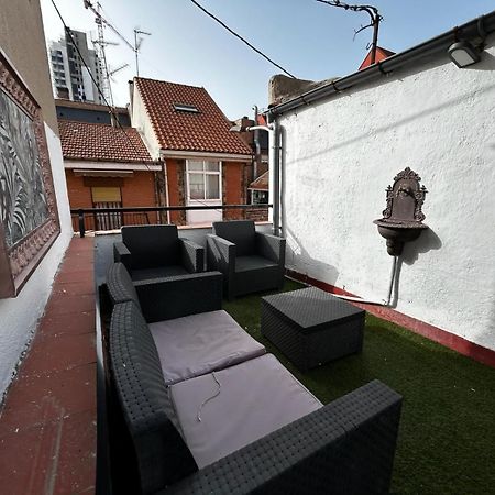 Apartamento Con Terraza Centrico Moderno Nuevo Madrid Luaran gambar